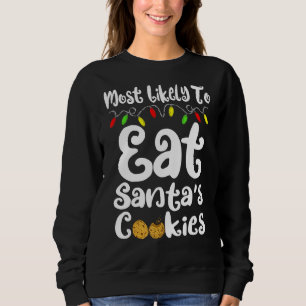 Mest trolig för julens matsäck - Santas Cookies-fa T Shirt