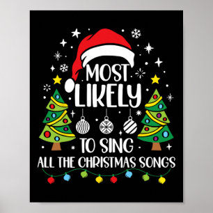 Mest trolig för Sjungan av julgransmössan i Sång Poster