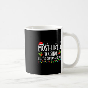 Mest trolig för Sjungan i hela julfamiljen i Sång Kaffemugg