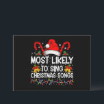 Mest trolig för Sjungan Jul Sång Inbjudningar<br><div class="desc">Mest trolig för Sjungan Jul Sång</div>