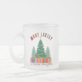 Mest troliga att skaka gåvorna frostad glasmugg