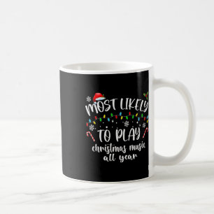 Mest troliga att spela julmusik hela året kaffemugg