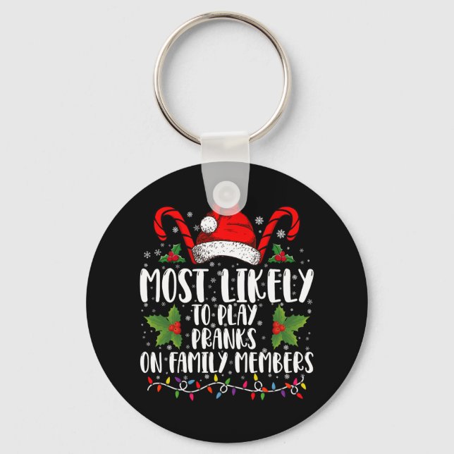 Mest troliga att spela Luraser på familjemedlemmar Nyckelring (Framsida)