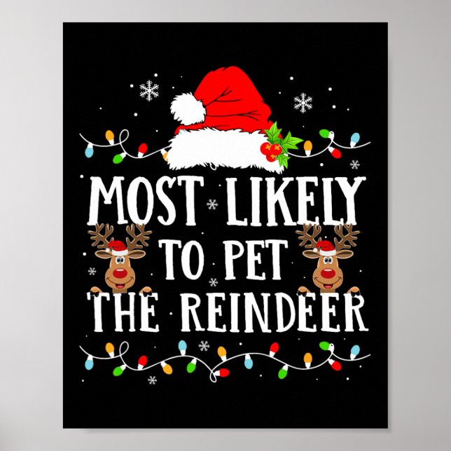 Mest troliga för att hålla renens fina julfläkt poster (Framsidan)