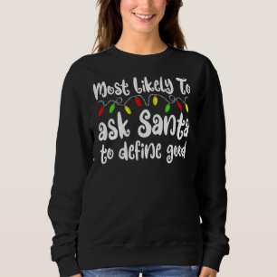 Mest troliga för jul - Definiera Bra Familj Kristu T Shirt