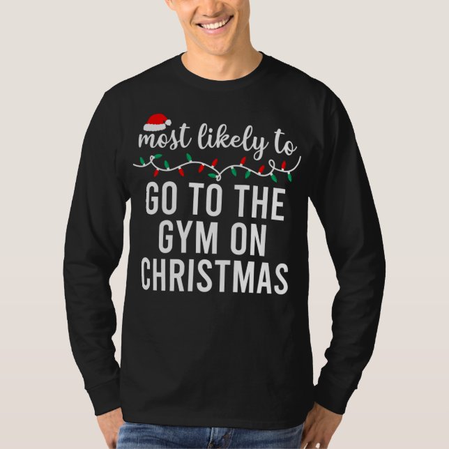 Mest troliga för julmatchande familjen Pajamas F T Shirt (Framsida)