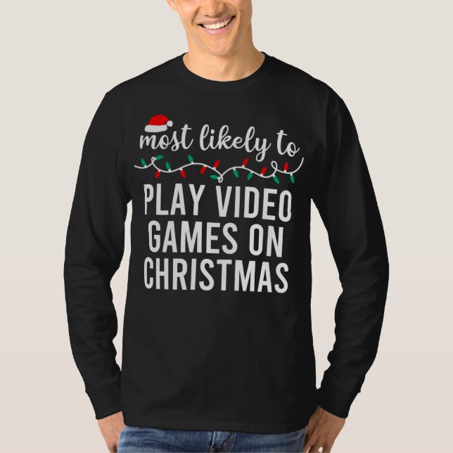 Mest troliga för julmatchande familjen Pajamas F T Shirt (Framsida)