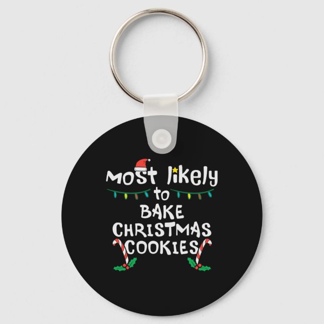 Mest troligt är att Bake-julfamiljen Cookie Julaft Nyckelring (Framsida)