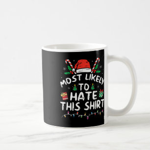 Mest troligt är det att den här familjens julpajam kaffemugg