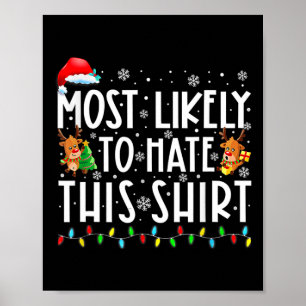 Mest troligt är det att den här familjens julpajam poster