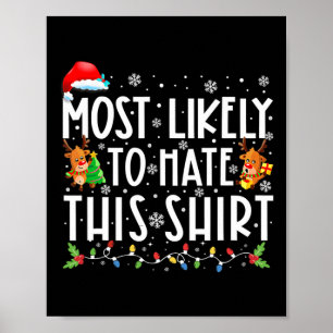 Mest troligt är det att den här familjens julpajam poster