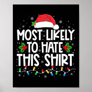 Mest troligt är det att den här familjens julpajam poster