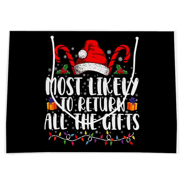 Mest troligt att alla julklappar kommer tillbaka (Framsidan)