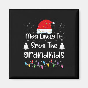 Mest troligt att Barnbarn-familjens Christma först Magnet