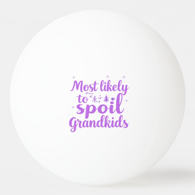 Mest troligt att Barnbarn-familjens skämt förstörs Pingisboll (Framsidan)