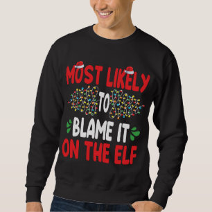 Mest troligt att den kommer att drabba Elf Santa F Lång Ärmad Tröja