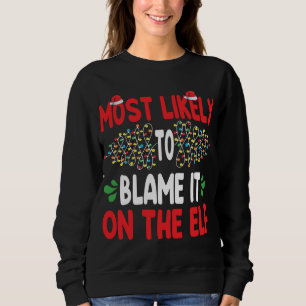 Mest troligt att den kommer att drabba Elf Santa F T Shirt
