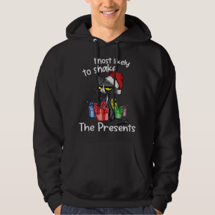Mest troligt att den Presenter finne katten Julaft Hoodie