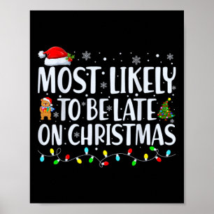 Mest troligt att du är sen med julfamiljen Matchi Poster
