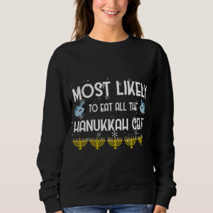 Mest troligt att du äter alla judar i Hanukkah Gel T Shirt