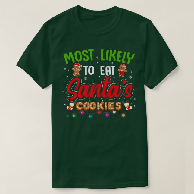 Mest troligt att du äter julhelgen till Santas Coo T Shirt (Design framsida)