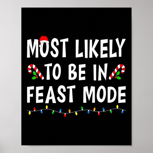 Mest troligt att du befinner dig i Feast-Mode Jula Poster (Framsidan)
