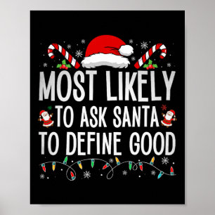 Mest troligt att du ber jultomten att definiera Br Poster