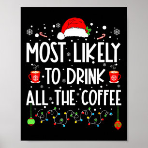 Mest troligt att du dricker all kaffefynlig familj poster