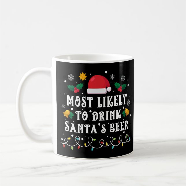 Mest troligt att du dricker tomtens öl kaffemugg (Vänster)
