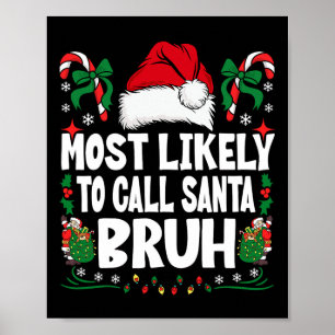 Mest troligt att du kallar julfamiljen Morsa i San Poster