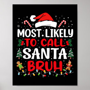Mest troligt att du kallar julfamiljen Morsa i San Poster