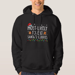Mest troligt att du kan äta jultomte hoodie