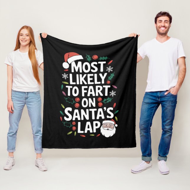 Mest troligt att du kan börja matcha tomtens famil fleecefilt (På plats)