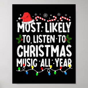 Mest troligt att du kan få uppleva julmusikfamilje poster