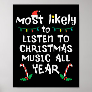 Mest troligt att du kan få uppleva julmusikfamilje poster