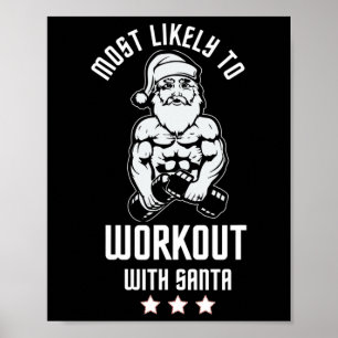 Mest troligt att du kan jobba med Santa Red-familj Poster
