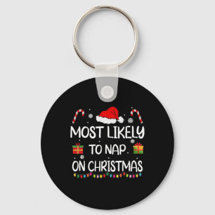 Mest troligt att du kan klappa på julfamiljen. nyckelring