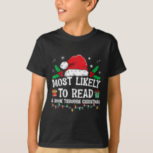 Mest troligt att du kan läsa en Bok-matchande fami T Shirt