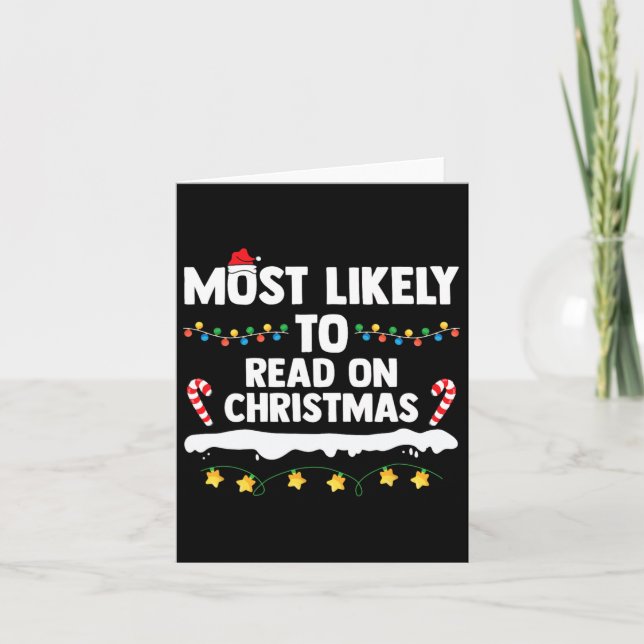 Mest troligt att du kan läsa på julfamiljen Group  Kort (Framsida)
