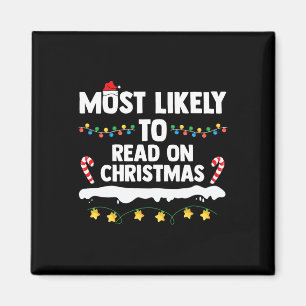 Mest troligt att du kan läsa på julfamiljen Group Magnet