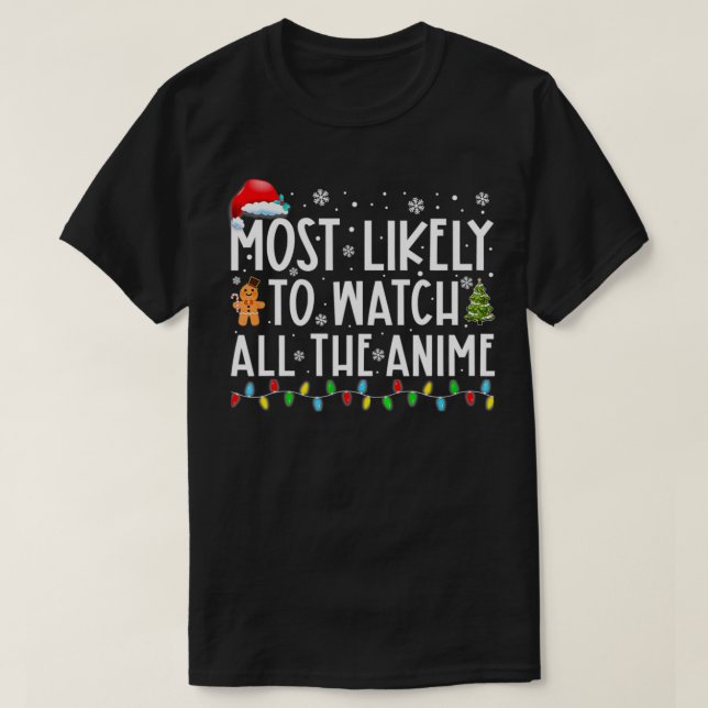 Mest troligt att du kan se hela den vackra julen t shirt (Design framsida)