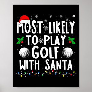 Mest troligt att du spelar golf med julfamiljens j poster