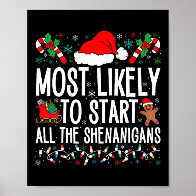 Mest troligt att du startar all sohenanigans Fam Poster (Framsidan)