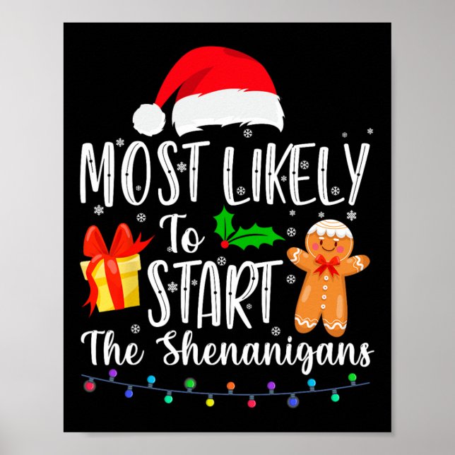 Mest troligt att du startar Shenanigans Roligt-fam Poster (Framsidan)