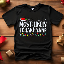 Mest troligt att du tar NAP CHRISTMAS FUNNY T Shirt