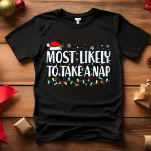 Mest troligt att du tar NAP CHRISTMAS FUNNY T Shirt