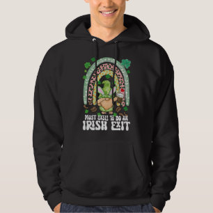 Mest troligt att en irländsk exit regnbåge kommer hoodie