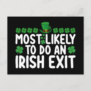 Mest troligt att en irländsk St patrick's day komm Vykort