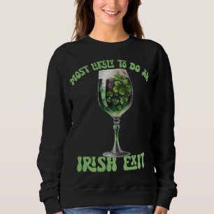 Mest troligt att en irländsk utträde dricker Kopp T Shirt