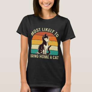 Mest troligt att ett katt - animaliskt Kattdjur ka T Shirt